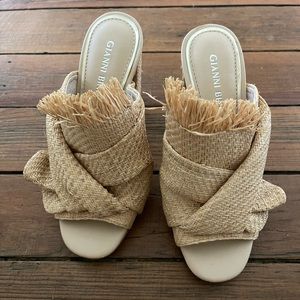 Gianni bini raffia sandals